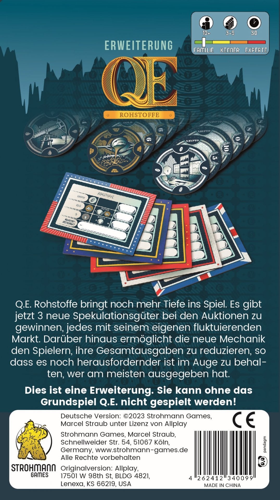 Q.E. - Rohstoffe Erweiterung