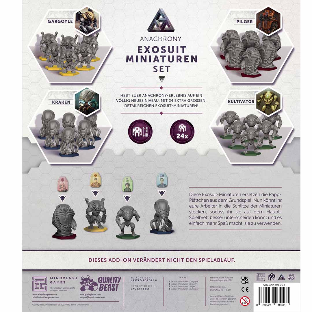 Anachrony - Exosuit Miniaturen Set