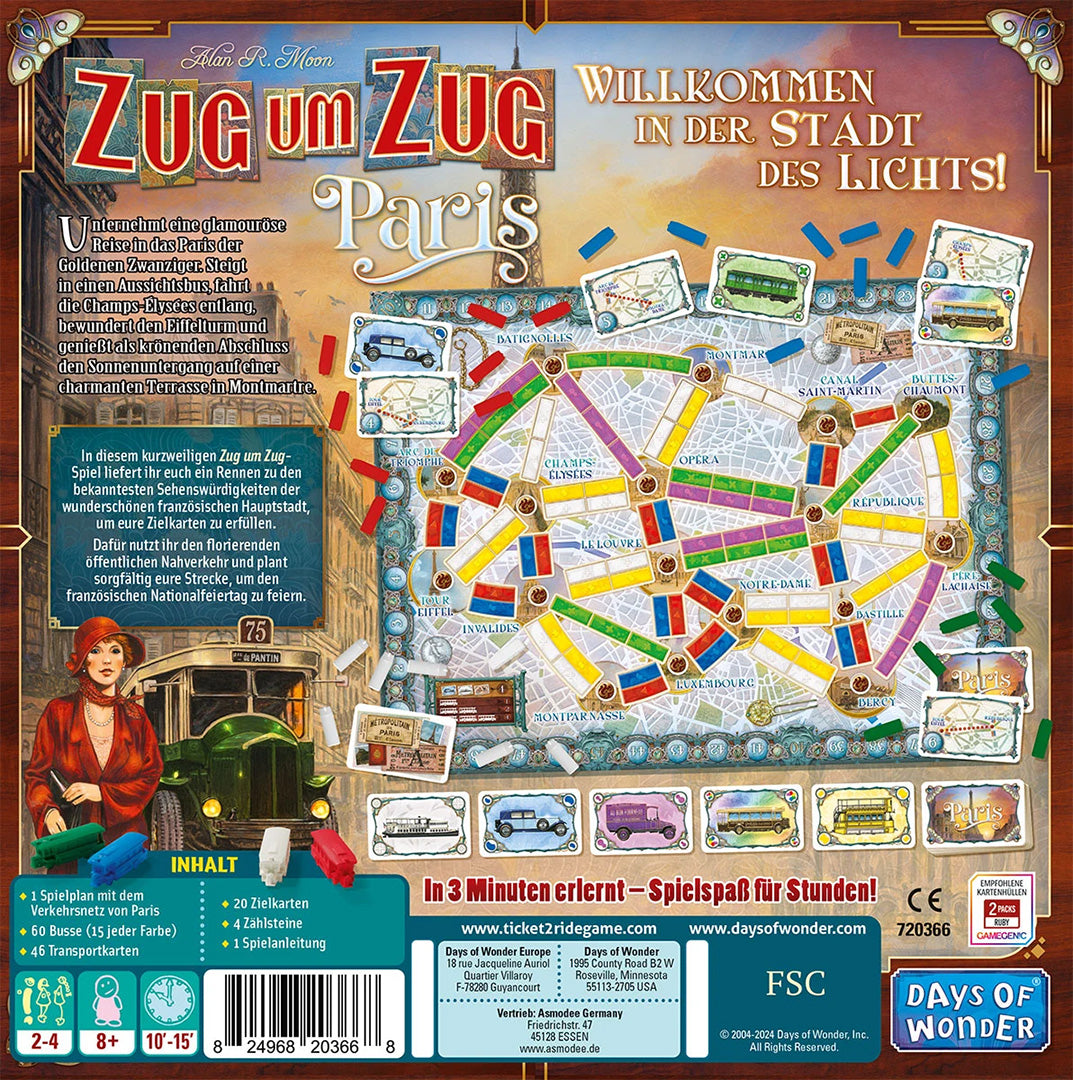 Zug um Zug - Paris