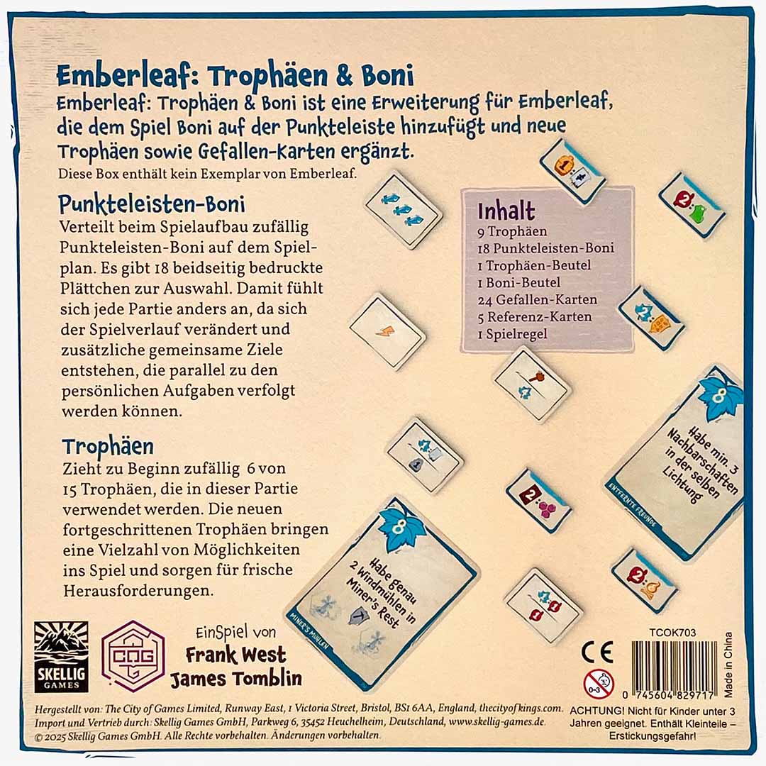 Emberleaf - Trophäen & Boni