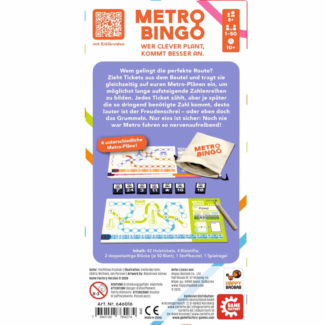 Metro Bingo