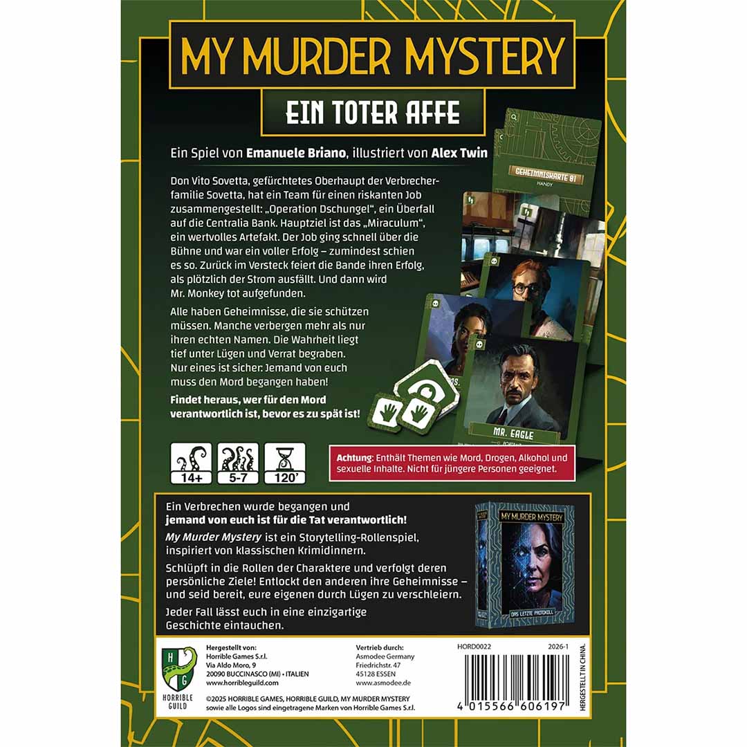 My Murder Mystery - Ein toter Affe